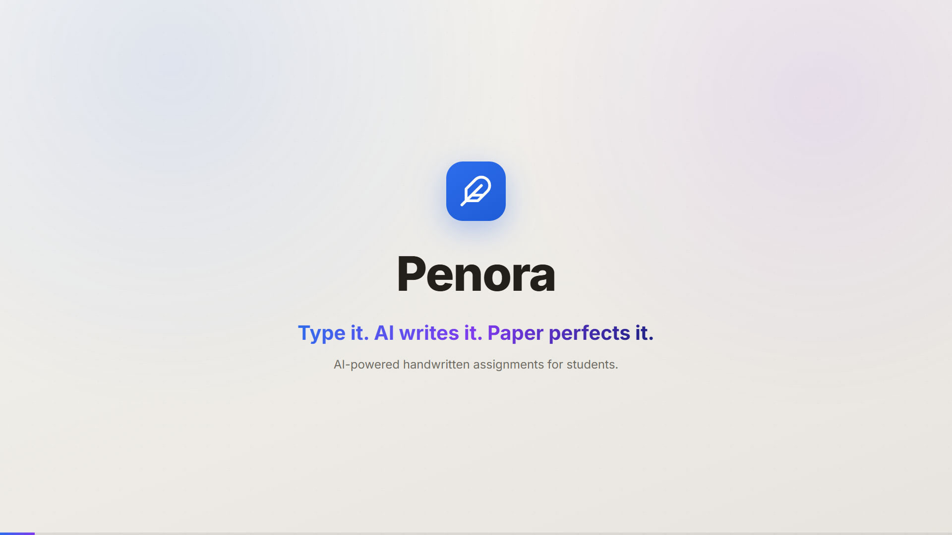 Penora: AI Study Workspace, Synced with Google Classroom logo