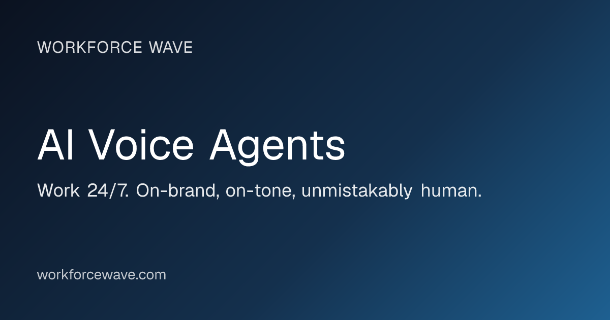 Workforce Wave: AI Voice Agents logo
