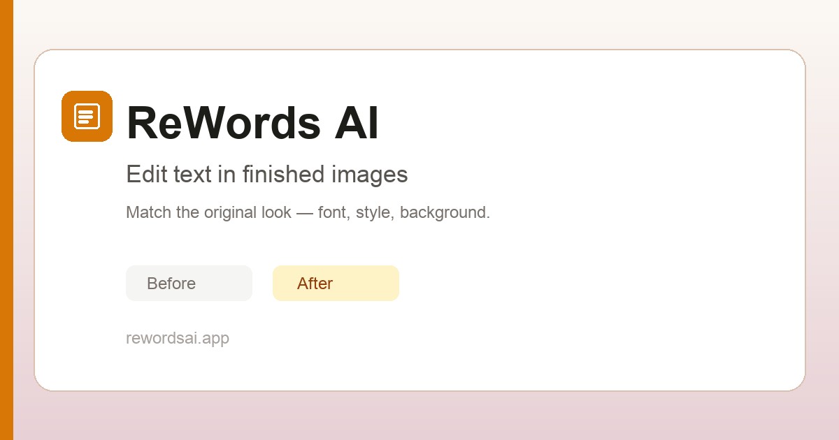 ReWords AI logo