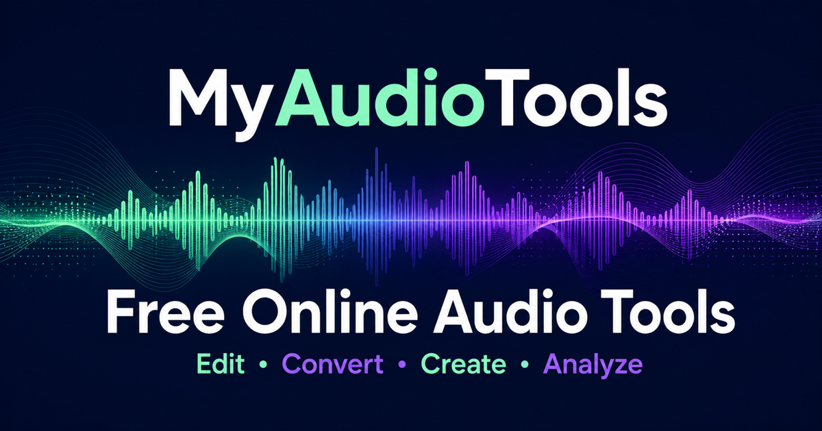 Free Online Audio Tools: Edit, Convert & More logo