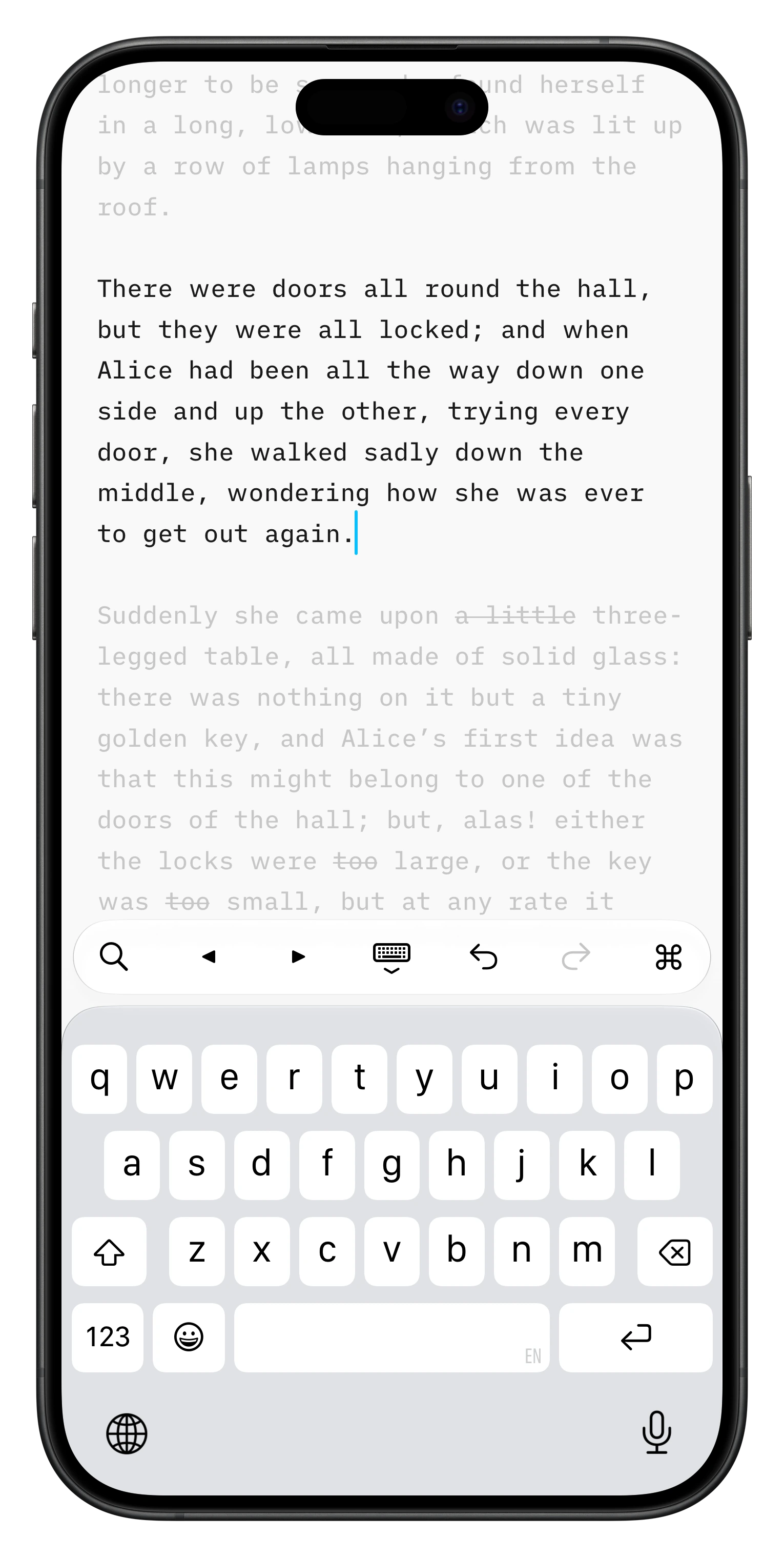 iA Writer screenshot