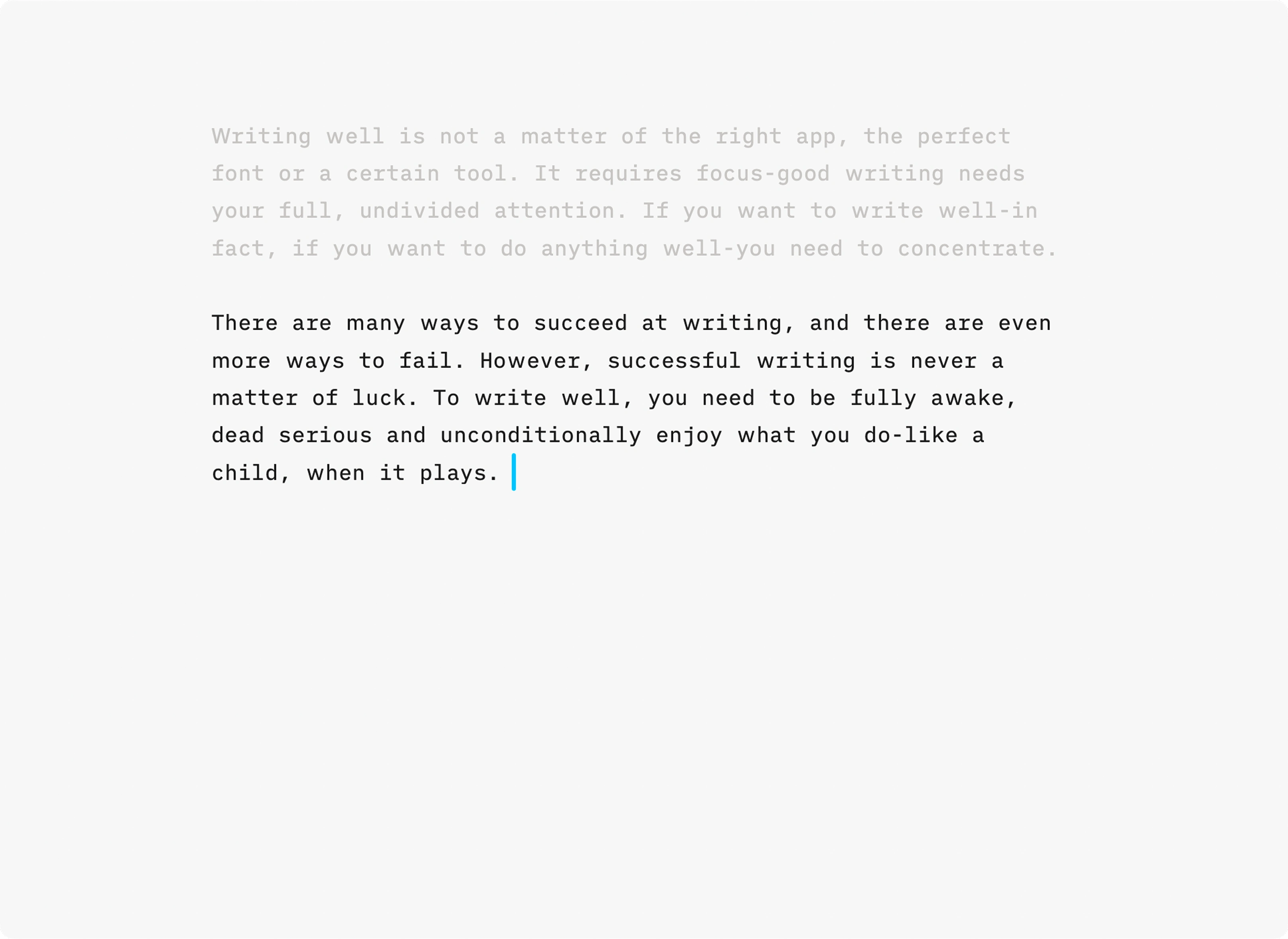 iA Writer screenshot