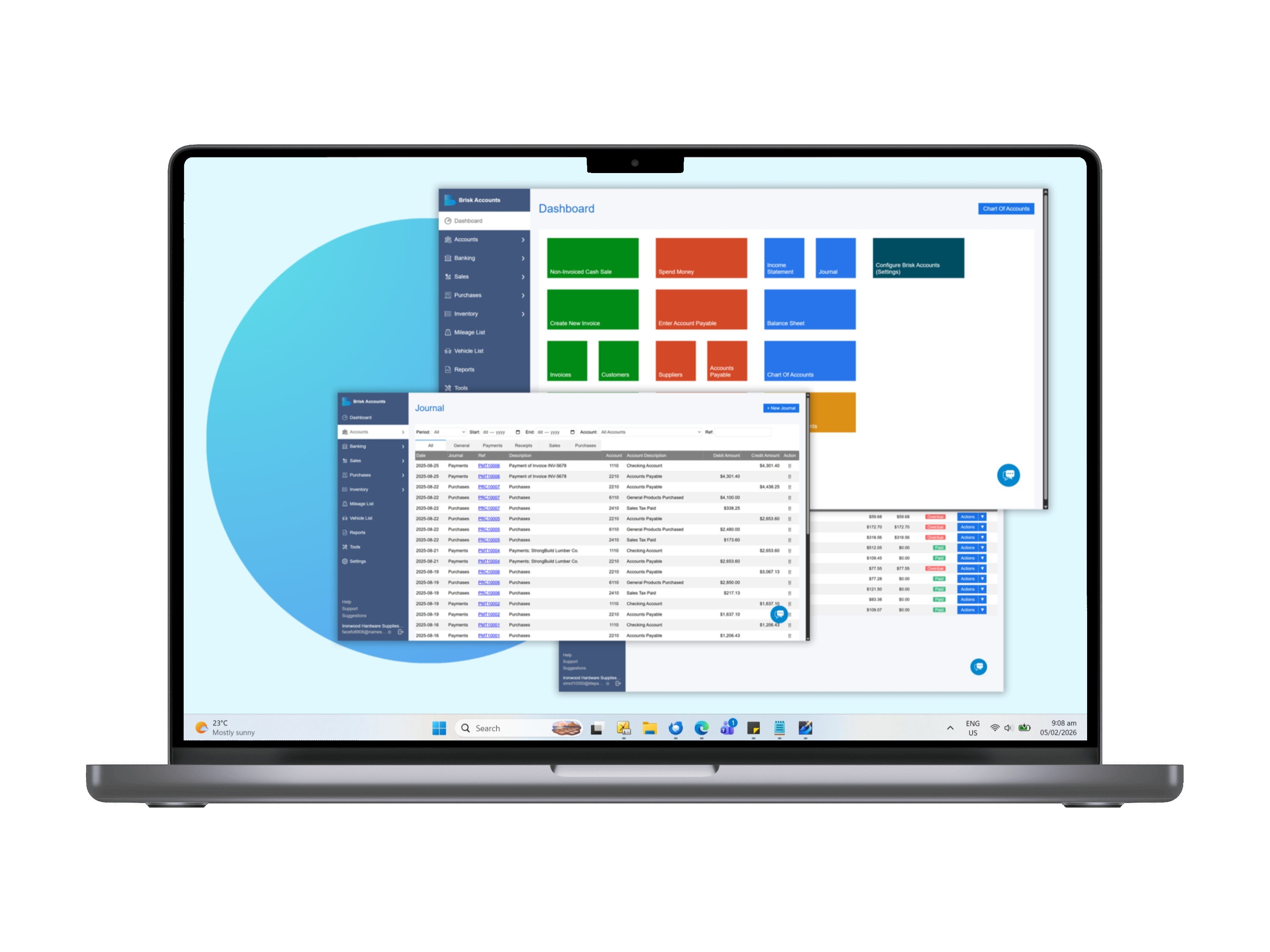 Brisk Accounts: Cloud-Based Accounting Software for Small Businesses screenshot