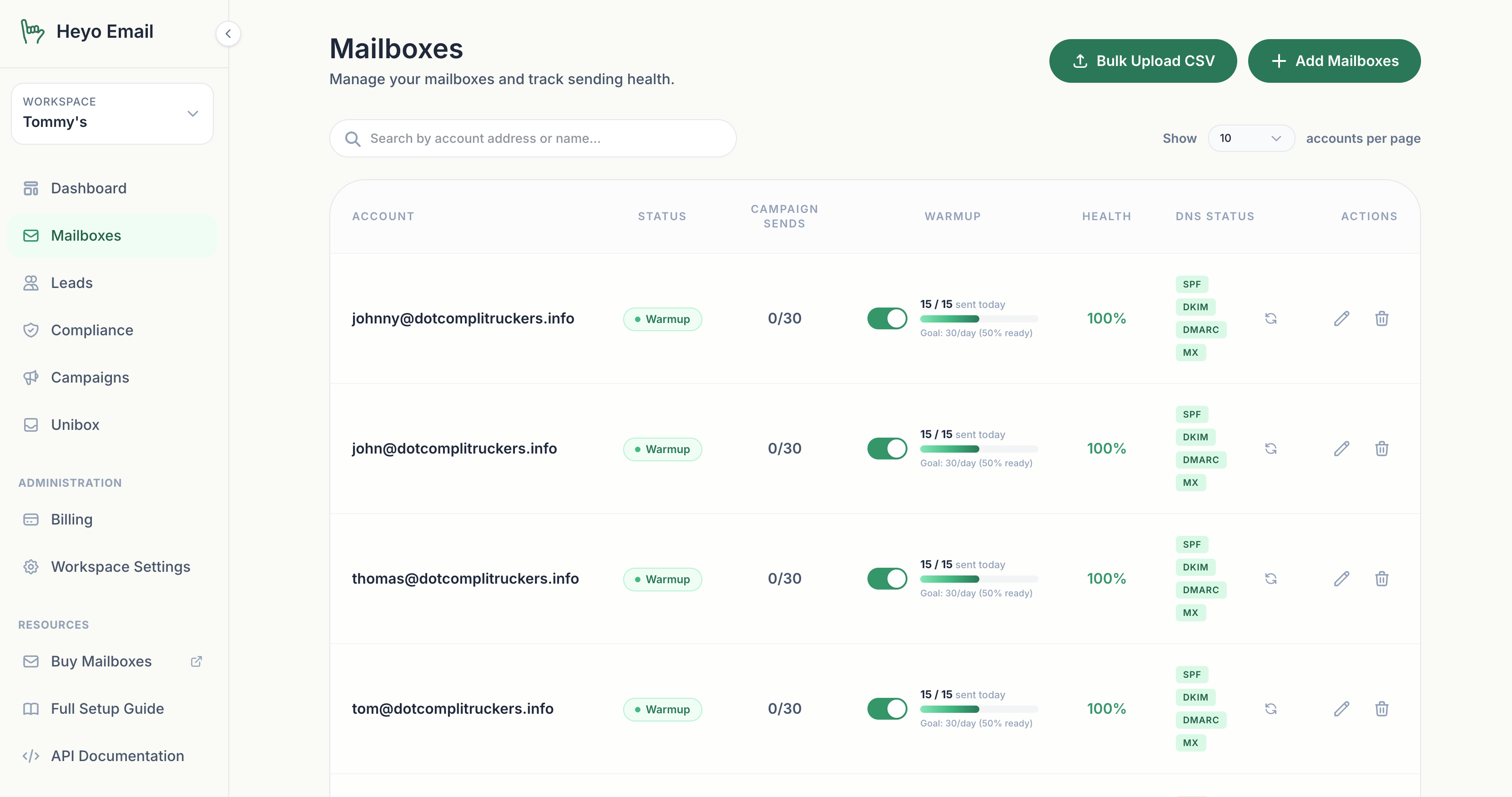 Cold Email Software to Scale Outbound Campaigns screenshot
