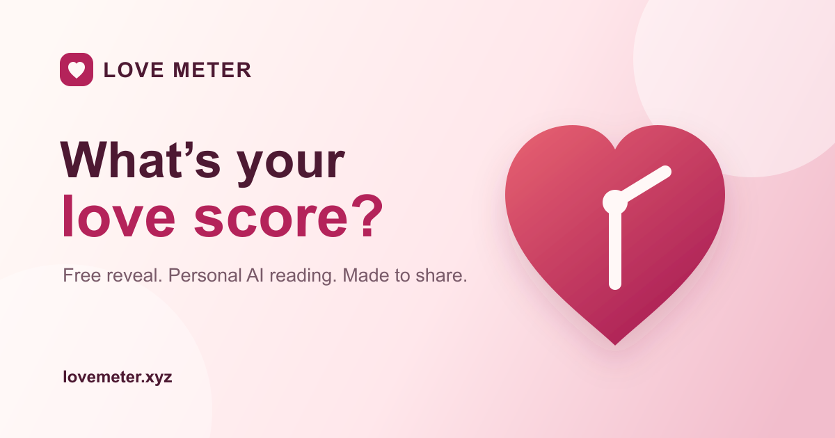 Love Meter screenshot