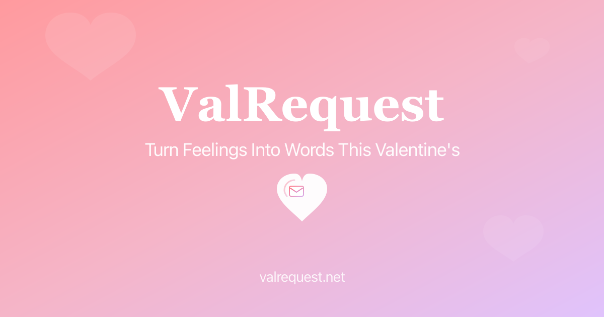 ValRequest AI Valentines Message Generator screenshot