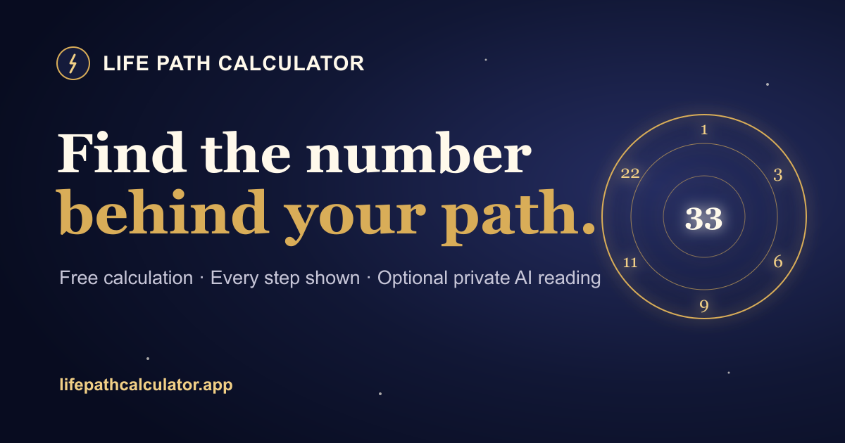 Life Path Calculator screenshot