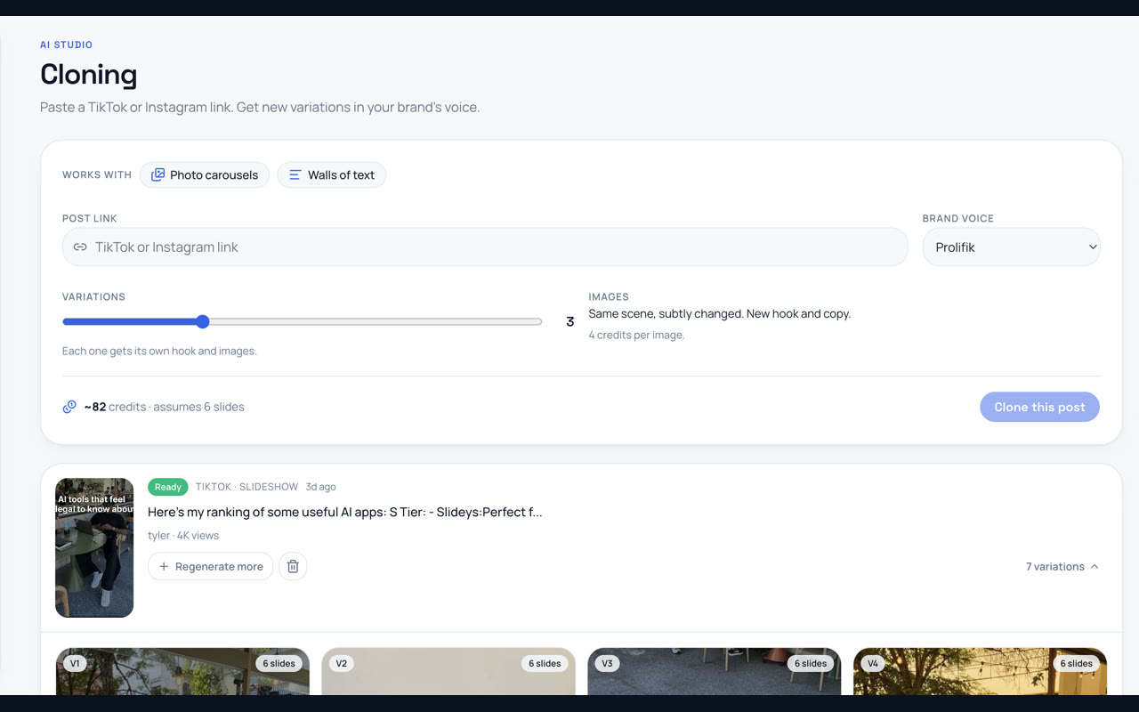 Prolifik screenshot