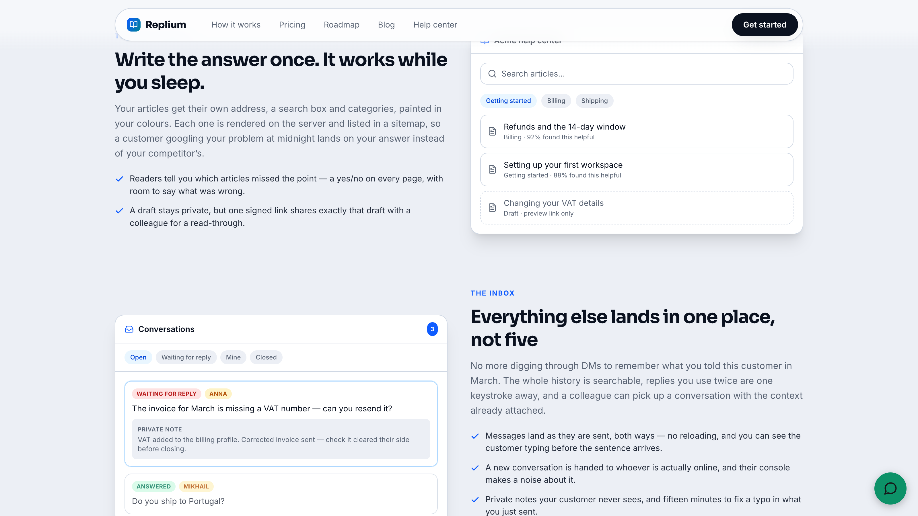 Replium screenshot