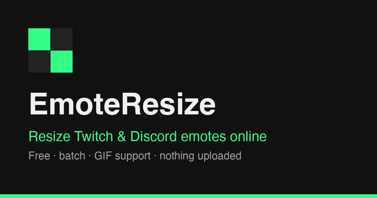 Emote Resizer screenshot