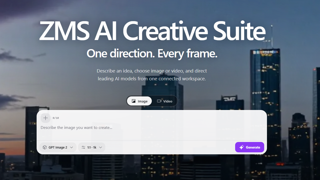 ZMS AI: AI Creative Suite for Stunning Videos & Images screenshot