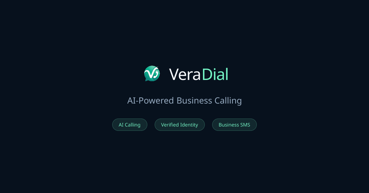 VeraDial - AI Receptionist and Business Phone screenshot