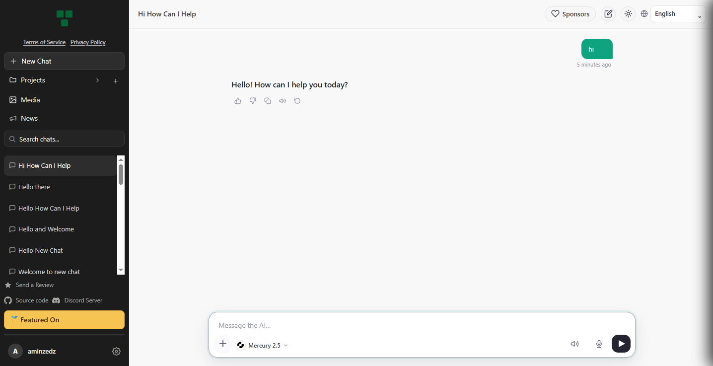 Ptero: Free AI Chat with Multiple Models. No Signup. screenshot