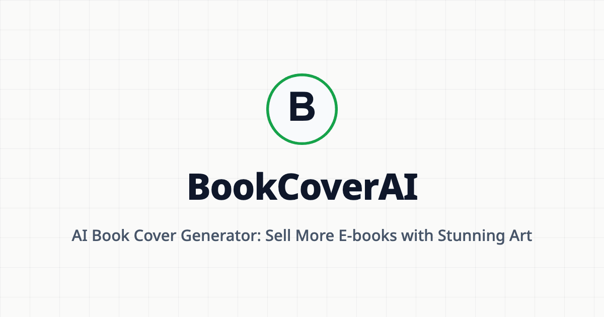 Free Amazon KDP Book Cover Generator screenshot