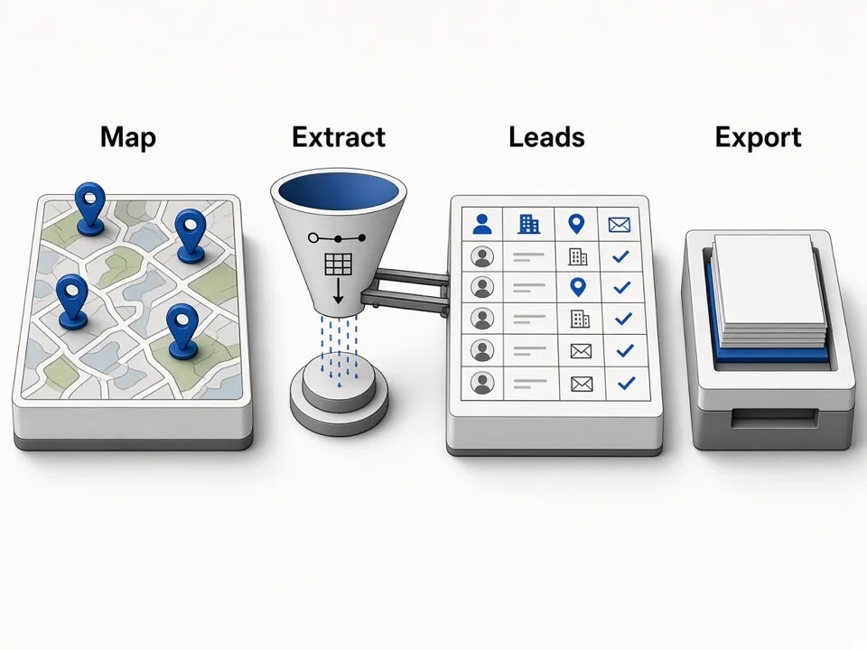 Google Maps Lead Scraper: Extract Business Leads from screenshot