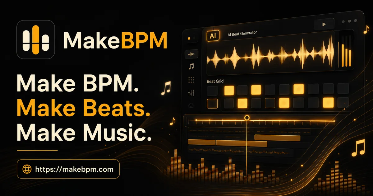 MakeBPM - AI Music Studio for Creators screenshot