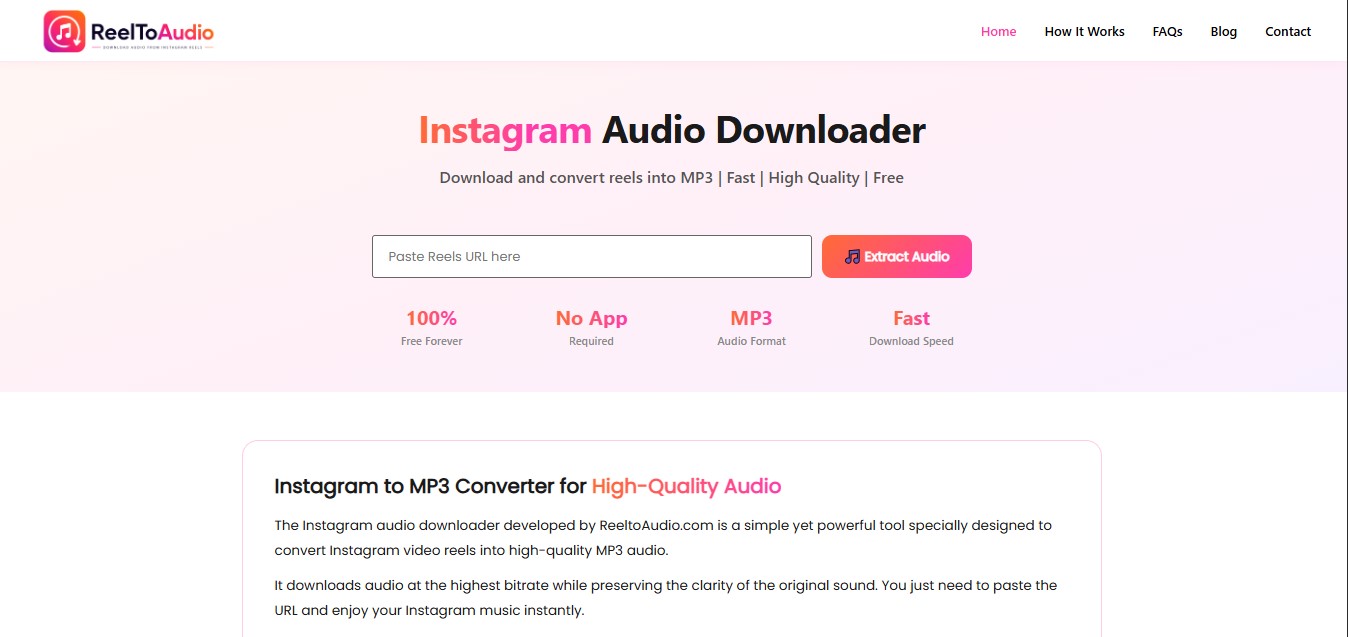 ReelToAudio screenshot