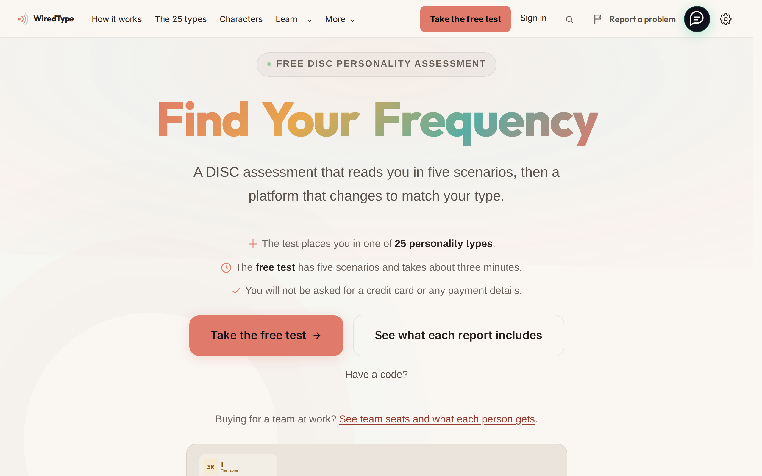 WiredType screenshot