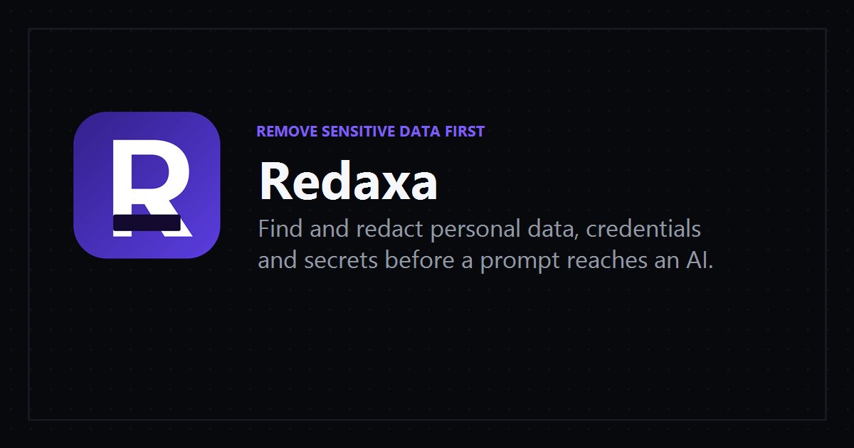 Redaxa screenshot