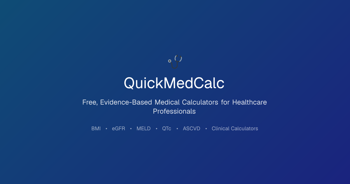 QuickMedCalc screenshot